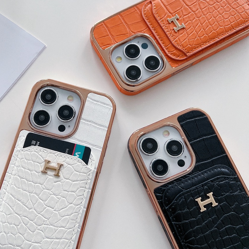 Cell Phones Hermes Iphone 12 Mini Case Funda De Cuero De Lujo Para