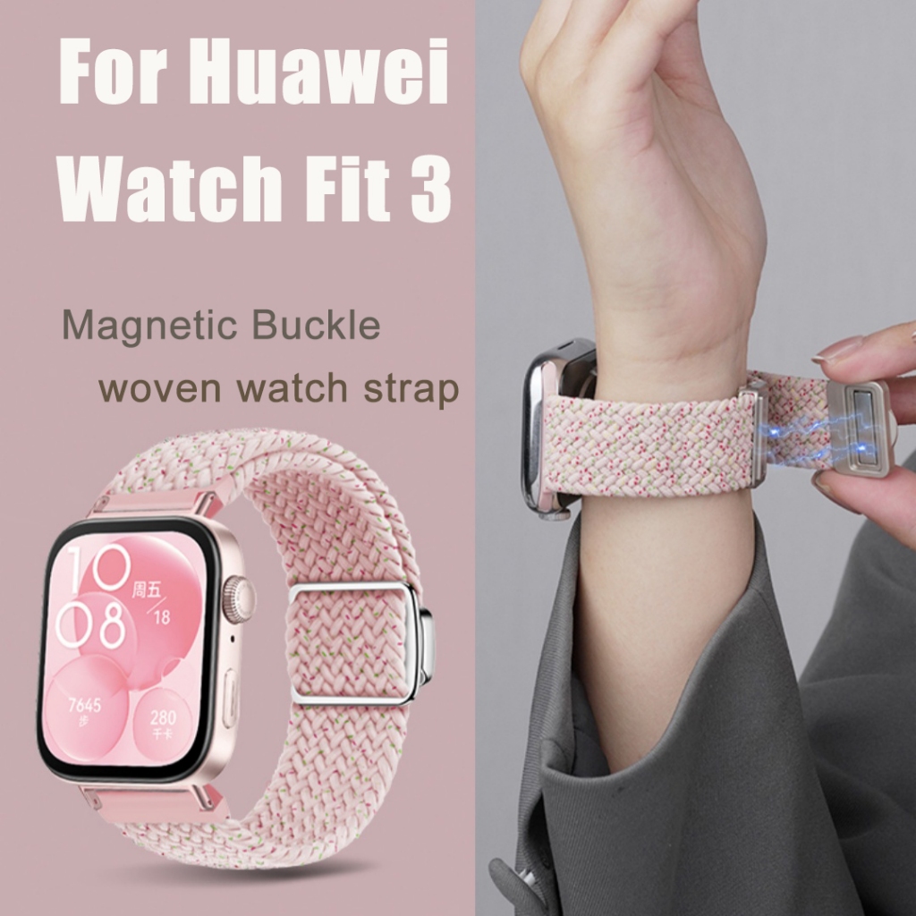 Hebilla Magnética Correa De Nylon Para Huawei Watch Fit 4Pro