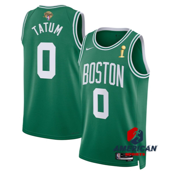 Hombres Camisa 2024 NBA Finals Champions Regata Boston Celtics Jayson Tatum Verde Camiseta De Jugador De Baloncesto Jersey Shopee Mexico