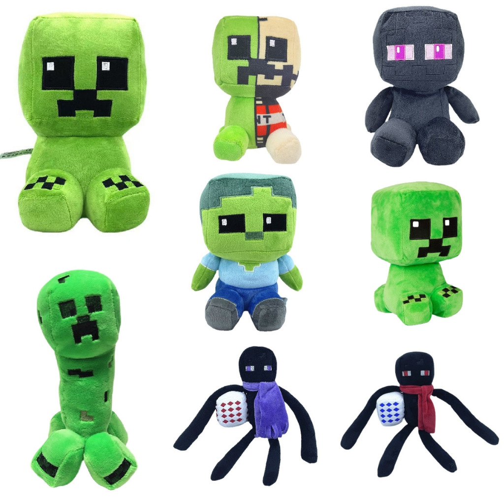 Minecraft Juguetes De Peluche Muñeca Suave TNT Creeper Enderman