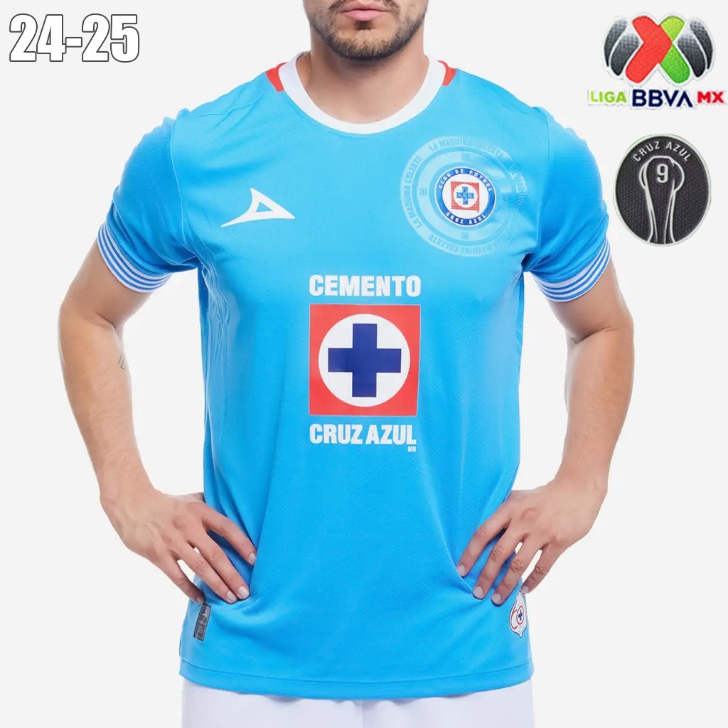 S-4XL 24-25 Blue Cruz Home Jersey Thai Edition Top Quality AAA - Main Image
