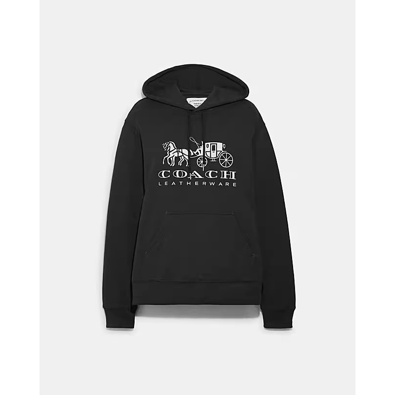 Coach black hoodie sale