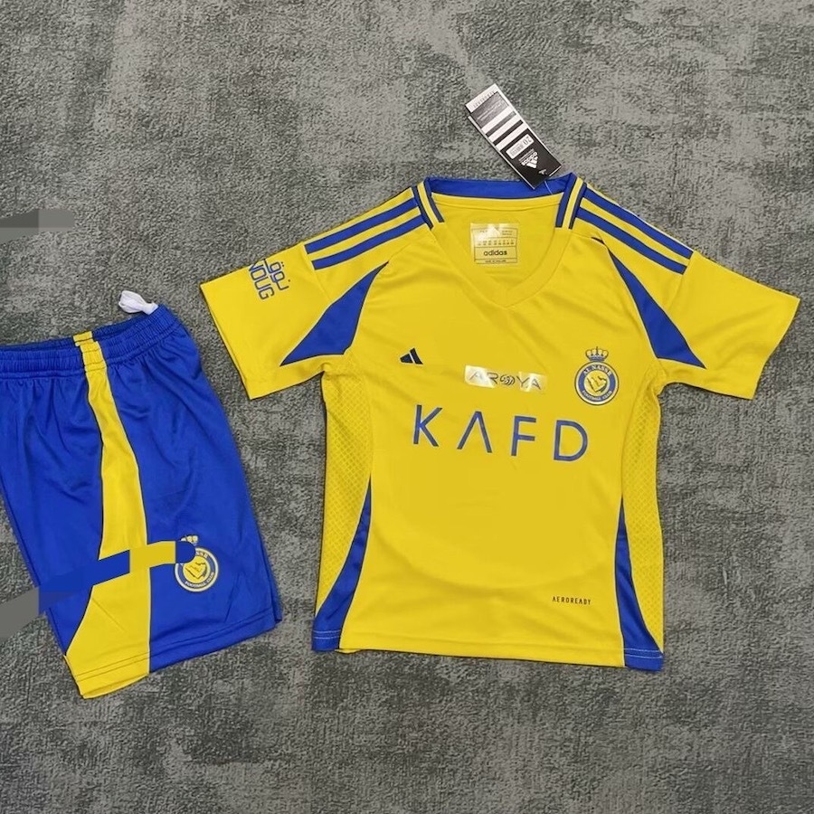 2024-25 Al Nassr Niños Kit Cristiano Ronaldo Uniforme De Fútbol CR7 ...
