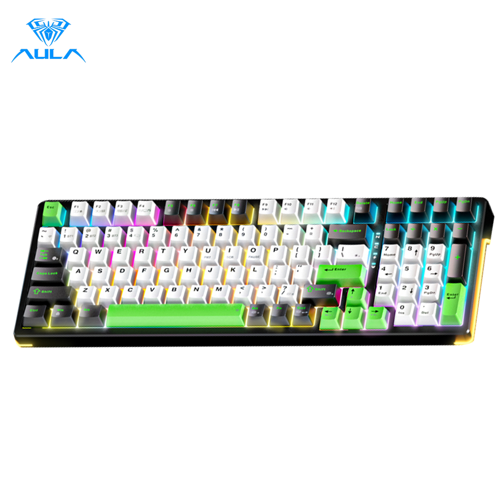 AULA F98X Teclado Mecánico 99Keys Tri-Modo RGB Hot-swap Magnetic