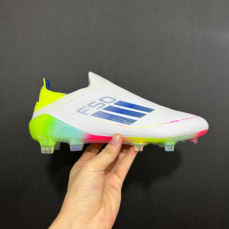 Soccer shoes F50 X Ghosted Pink Murah FG Outdoor Football Shoes Men s Boots Unisex Soccer Cleats Free size39 45