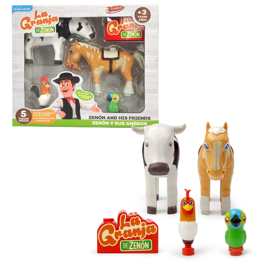 Juguetes Infantiles La Granja De Zenon Juguete Modelo De Animaleskawaii Para Ninos Y Ninas Regalos De Cumpleanos Shopee Mexico