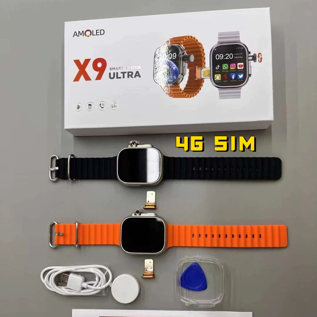 X9 Ultra Reloj Inteligente 4G Llamada Wifi GPS S10 2GB RAM 32GB