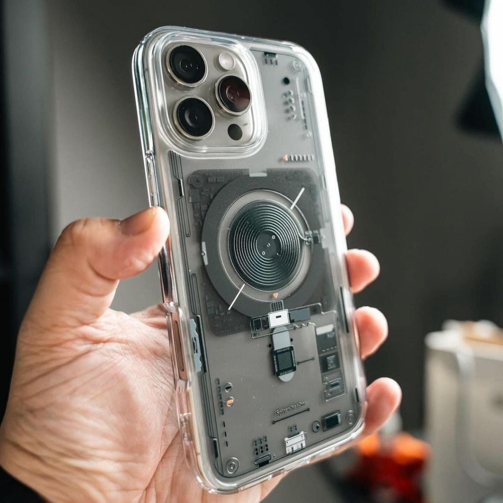 Funda Para Teléfono Spigen Rugged Armor Magfit Iphone 16 Pro, Negra
