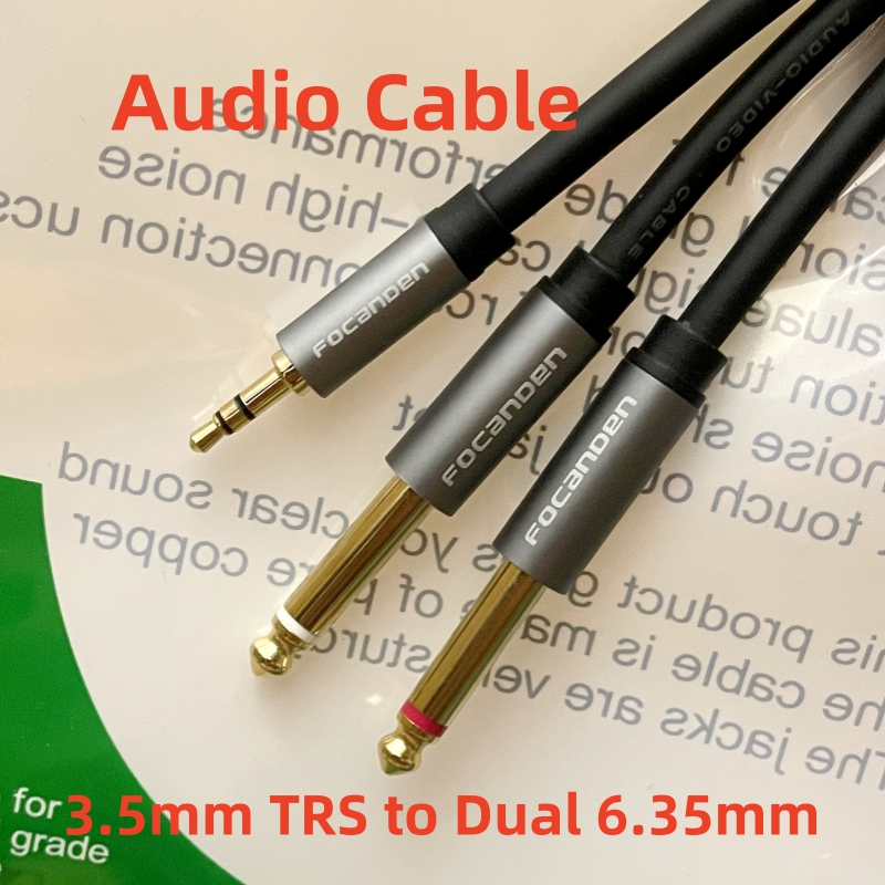 Cable de Audio téreo HiFi macho 2,5mm a 6,35mm macho 2,5 a 6,5 6,35 TRS - AliExprs 44