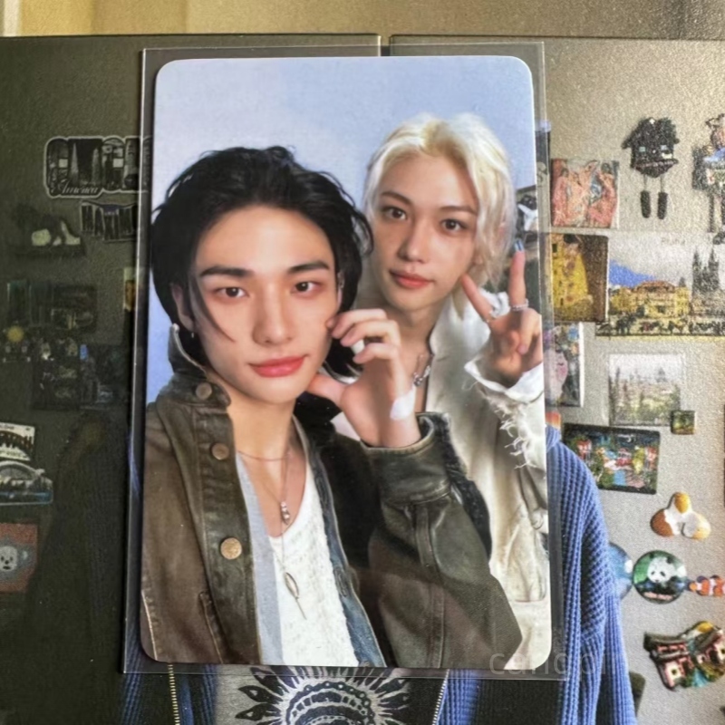 Cartolina Fotografica Ufficiale Stray Kids Lee Know HAN The Sound Japan - Foto 3