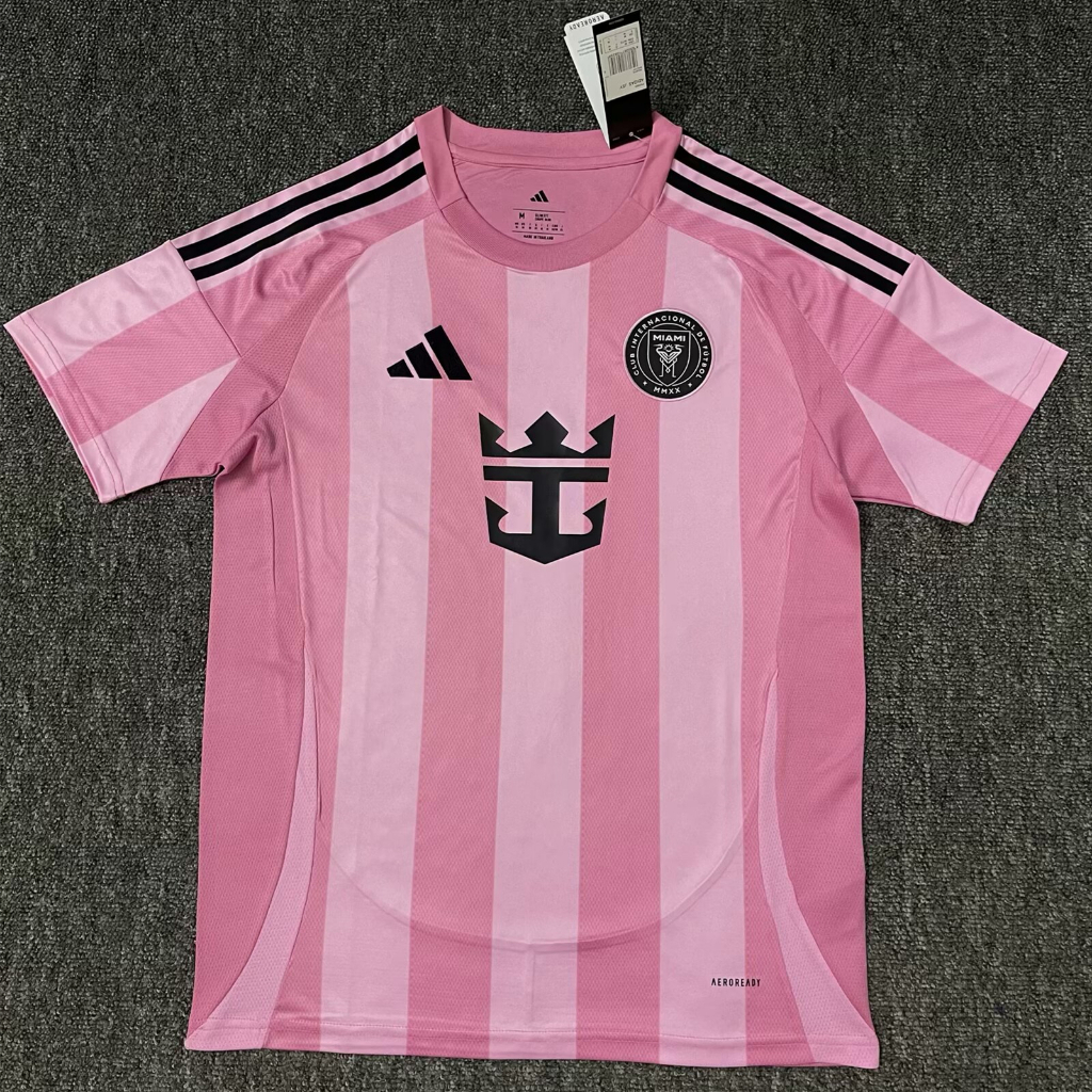 Camiseta De Fútbol 2025/26 Inter Miami Rosa Versión Fans | Shopee México
