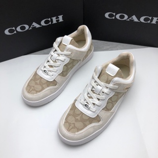 Marca Coach Tenis Coach Plataforma Mujer Tenis Coach Negro Beige C8965