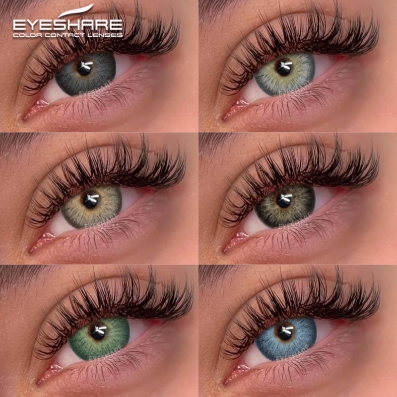 Lentes De Contacto De Colores EYESHARE Maquillaje Cosmético Color