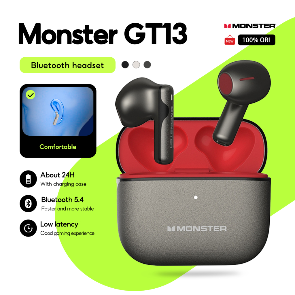 Monster GT13 TWS Auricular Bluetooth Calidad De Sonido HIFI Estéreo ...