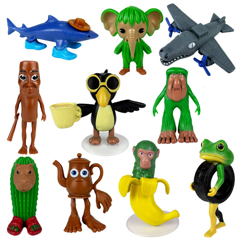 Lindos llaveros de peluche de muñecos Tralalero Tralala, Tung Tungtung