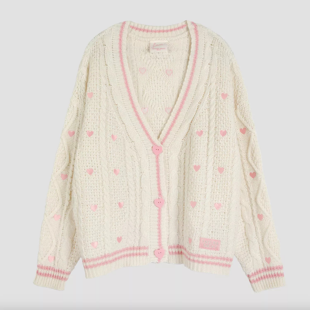 Taylor Swift Cardigan The Life Of A Showgirl TS Merch Folklore