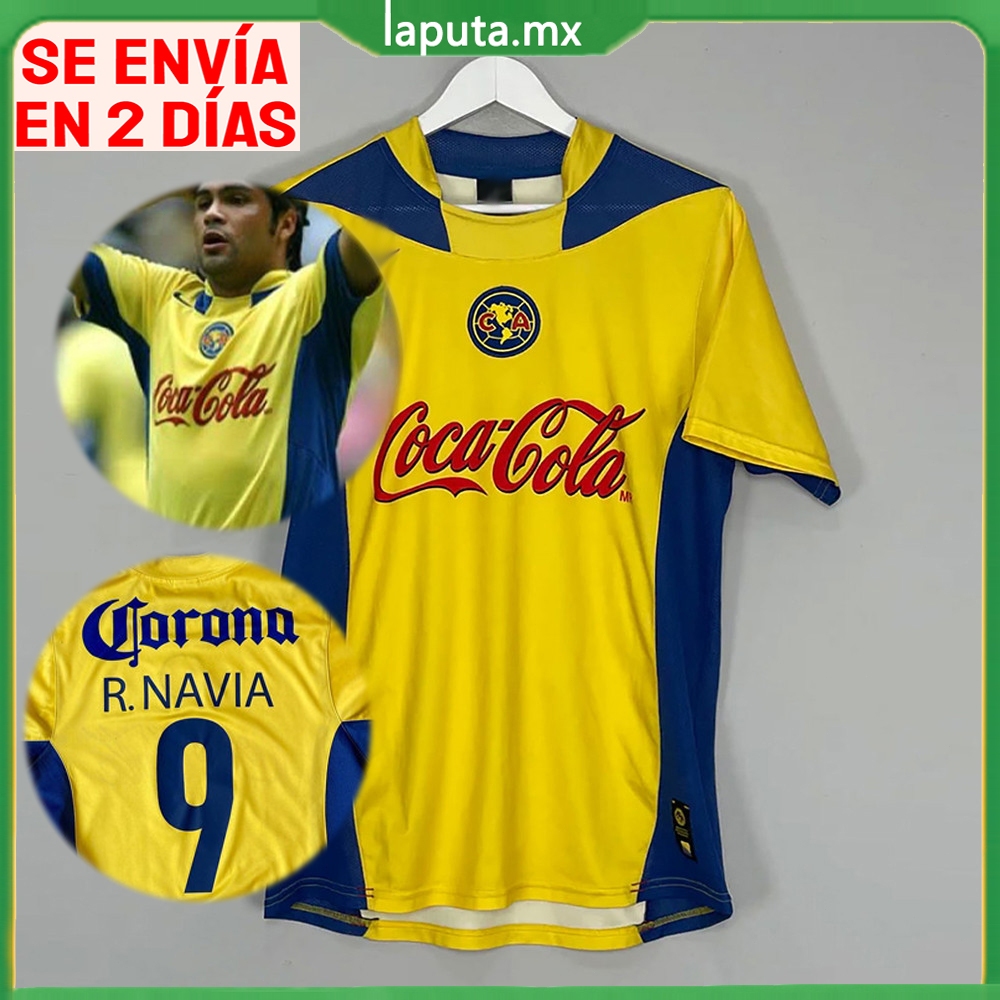 2004-2005 Retro Jersey Club America Jersey Local Camiseta de