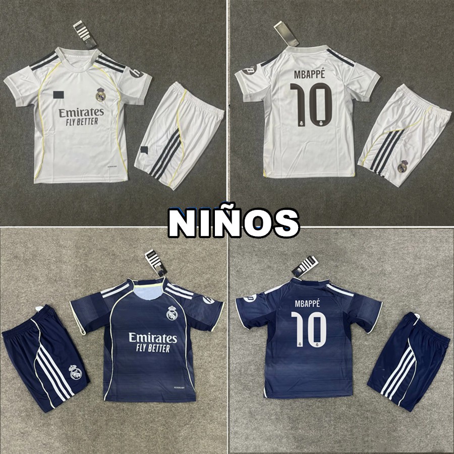 Conjunto De Camiseta De Futbol, Camiseta De Fútbol Para Niños Pantalones Cortos Y Calcetines, Tamaño: 24 (Altura:130-140 CM,Blanco