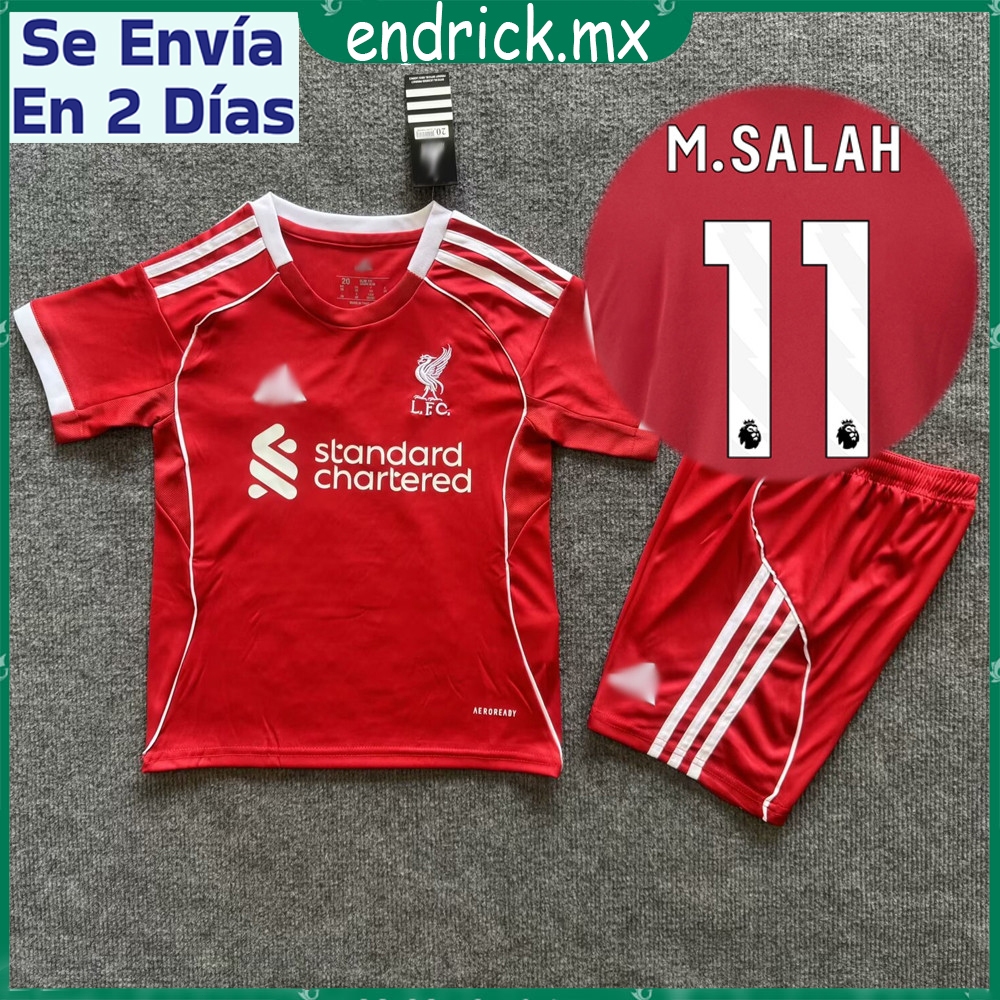 2025-26 Niños Jersey Liverpool Jersey Local Children Kit Personalizado ...