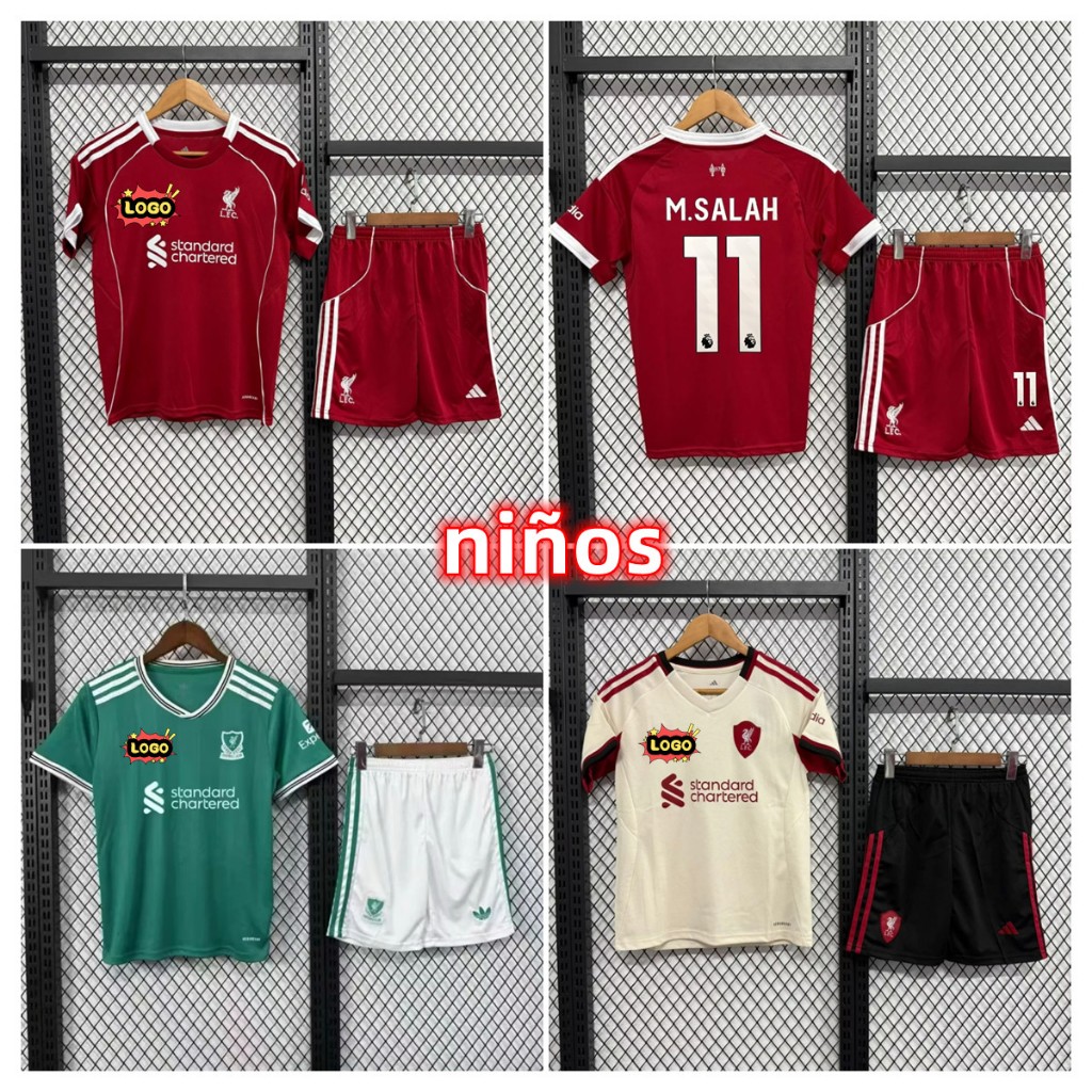 Los trajes infantiles de alta calidad de Liverpool 25/26 se pueden ...