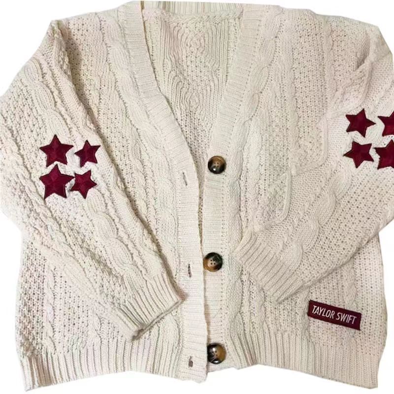 Taylor Swift Cardigan The Life Of A Showgirl TS Merch Folklore
