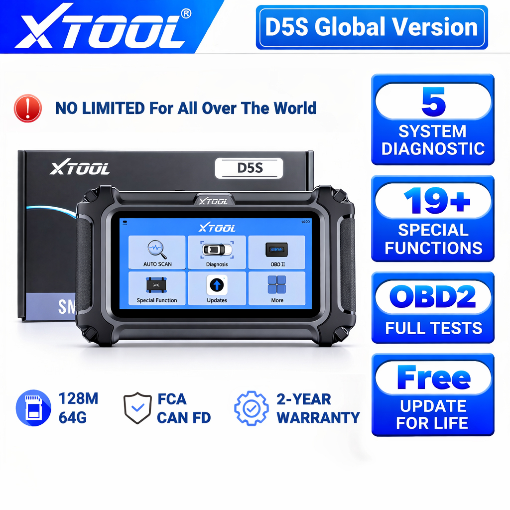 [Vida Gratis] XTOOL D5S ABS EPB SRS Transmisión De Motor 5 Diagnóstico ...