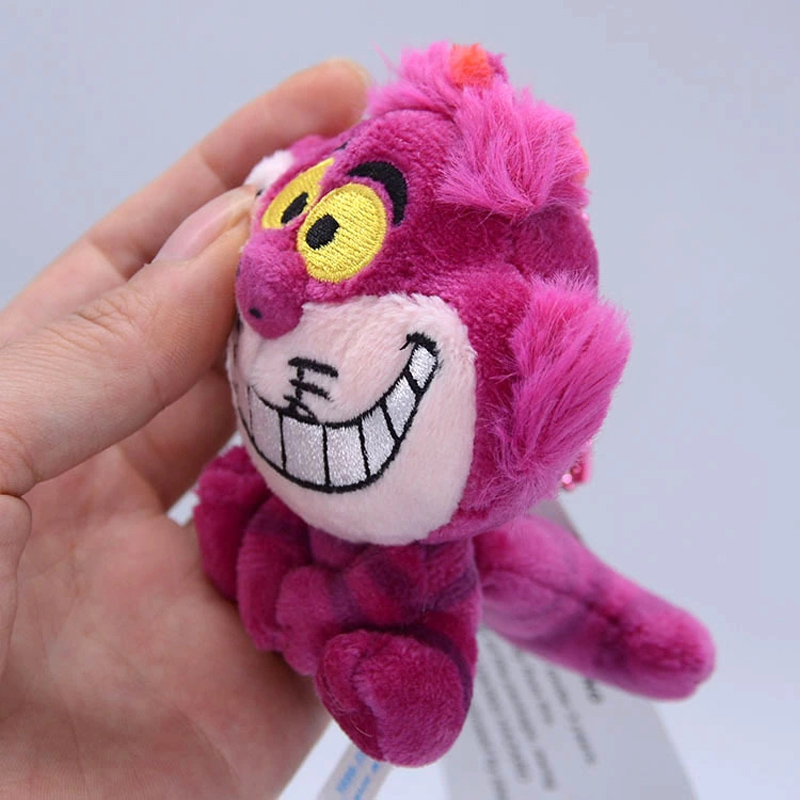 9cm Disney Alice in Wonderland Cheshire Gato Peluche Juguetes
