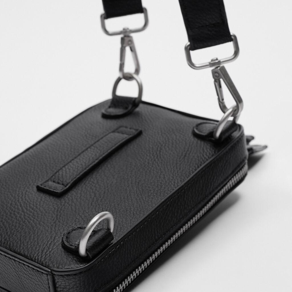 Mochila De Cuero Hombre Zara Mochila Hombre Pequeña Bolsa Cruzada