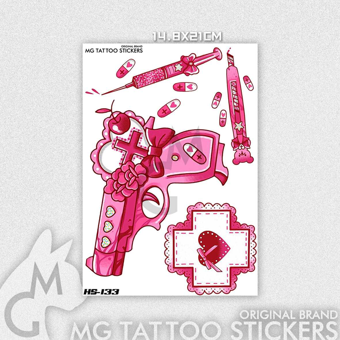 Pegatinas De Tatuaje Rosa Fresco Barbie Harley Quinn tatoo Temporal Para  Brazo Pierna Arte Corporal | Shopee México