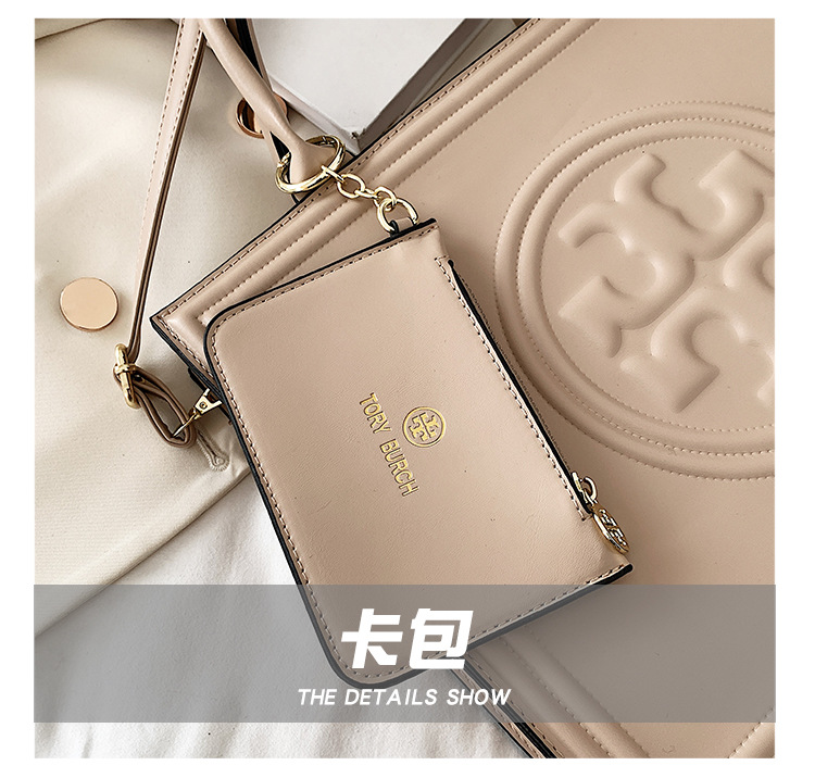 bolsa tory burch Gran Capacidad popular tote Bolsos De Cuero De Alta Calidad Bolso De Moda crossbody women high quality fashion leather handbag casual shopping bag Shopee Mexico