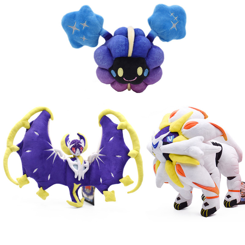 26 53cm Anime Pokemon Sol Y Luna Figura Cosmog Solgaleo Lunala Dios Bestia Juguetes De Peluche Suave Para Ninos Cumpleanos Regalos De Navidad Shopee Mexico