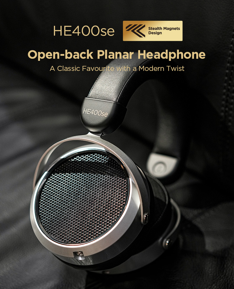 HIFIMAN HE400SE Stealth Magnets Versión Over-Ear Open-Back