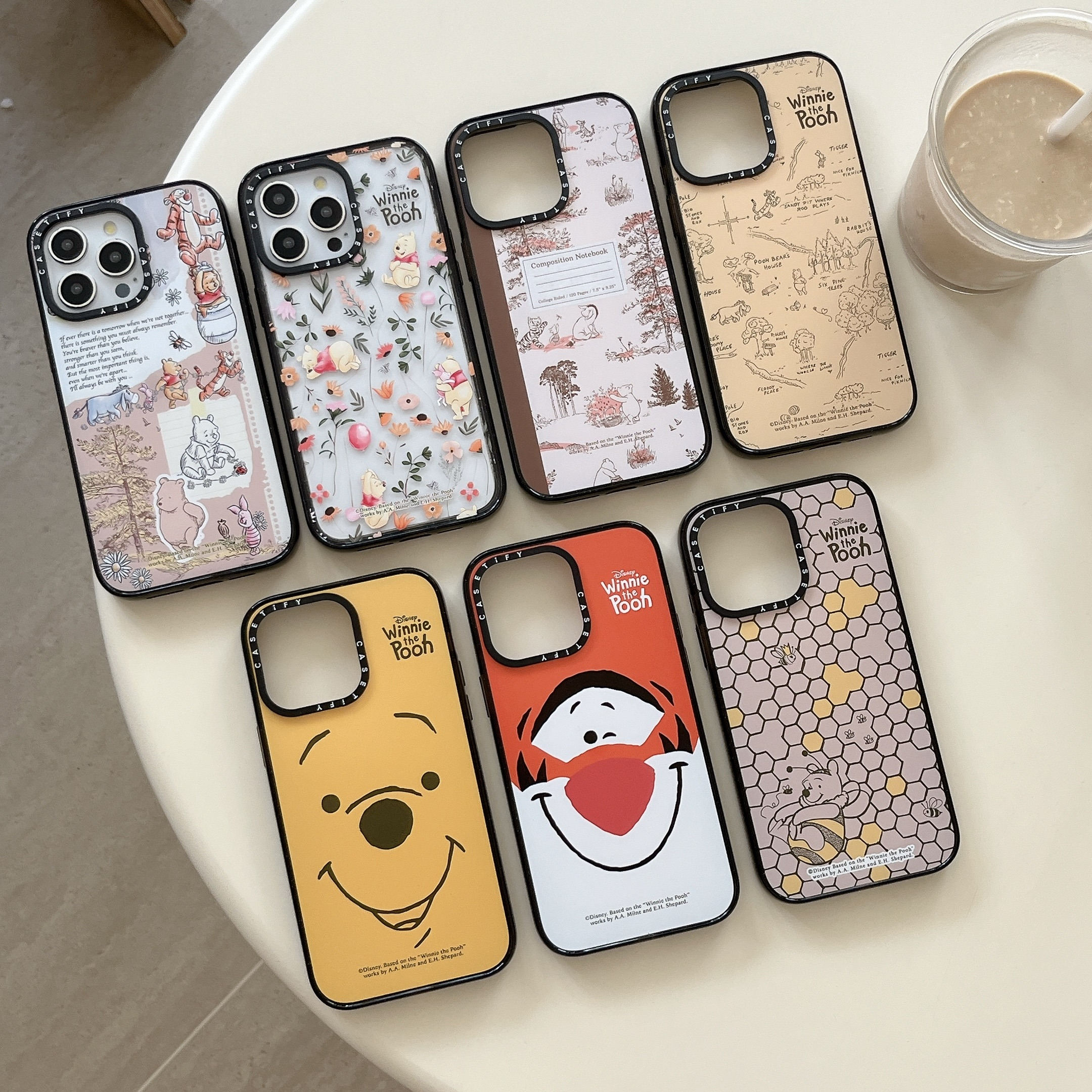 Funda De Teléfono Winnie the Pooh casetify Para iPhone 16 15 14 13 12 ...
