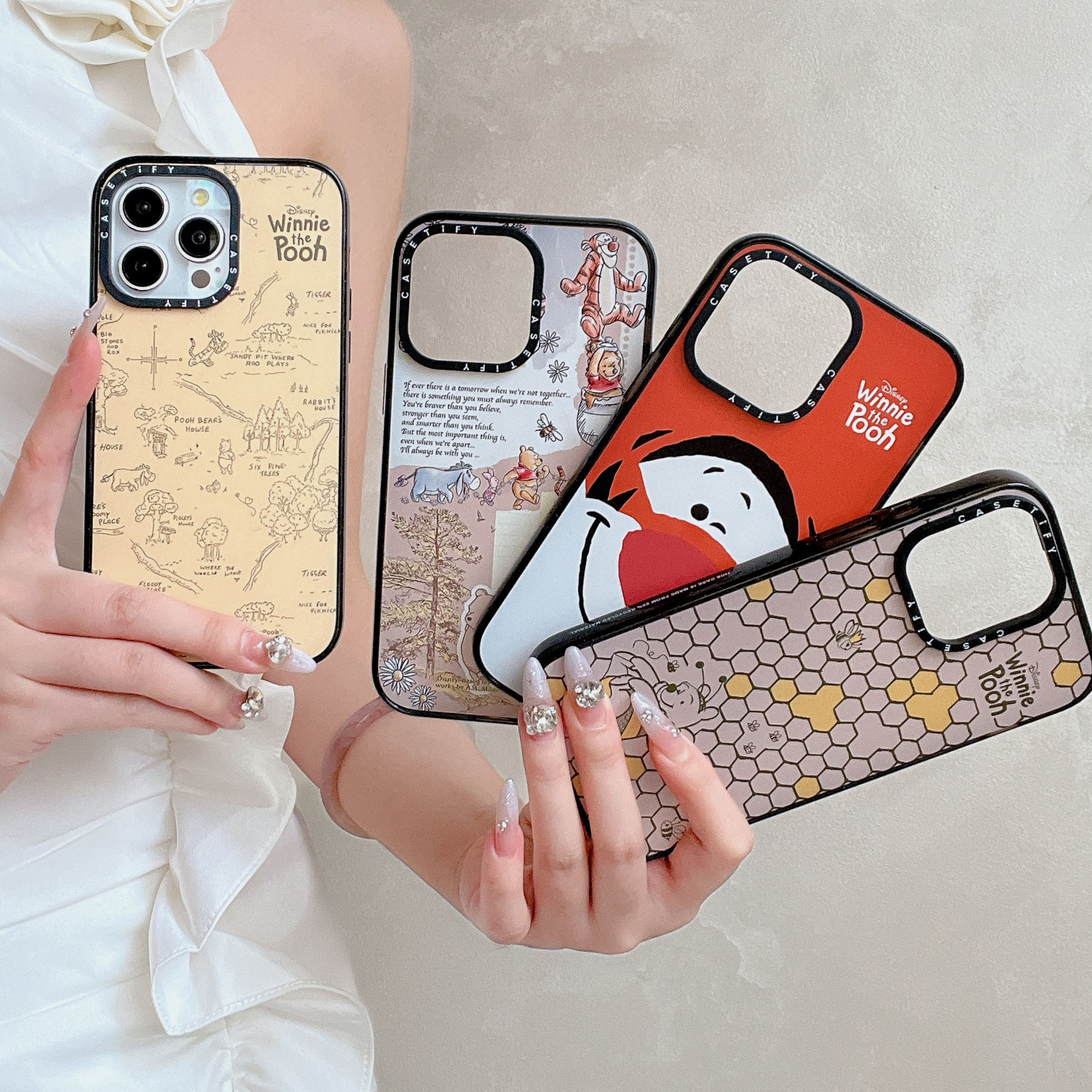 Funda De Teléfono Winnie the Pooh casetify Para iPhone 16 15 14 13 12 ...