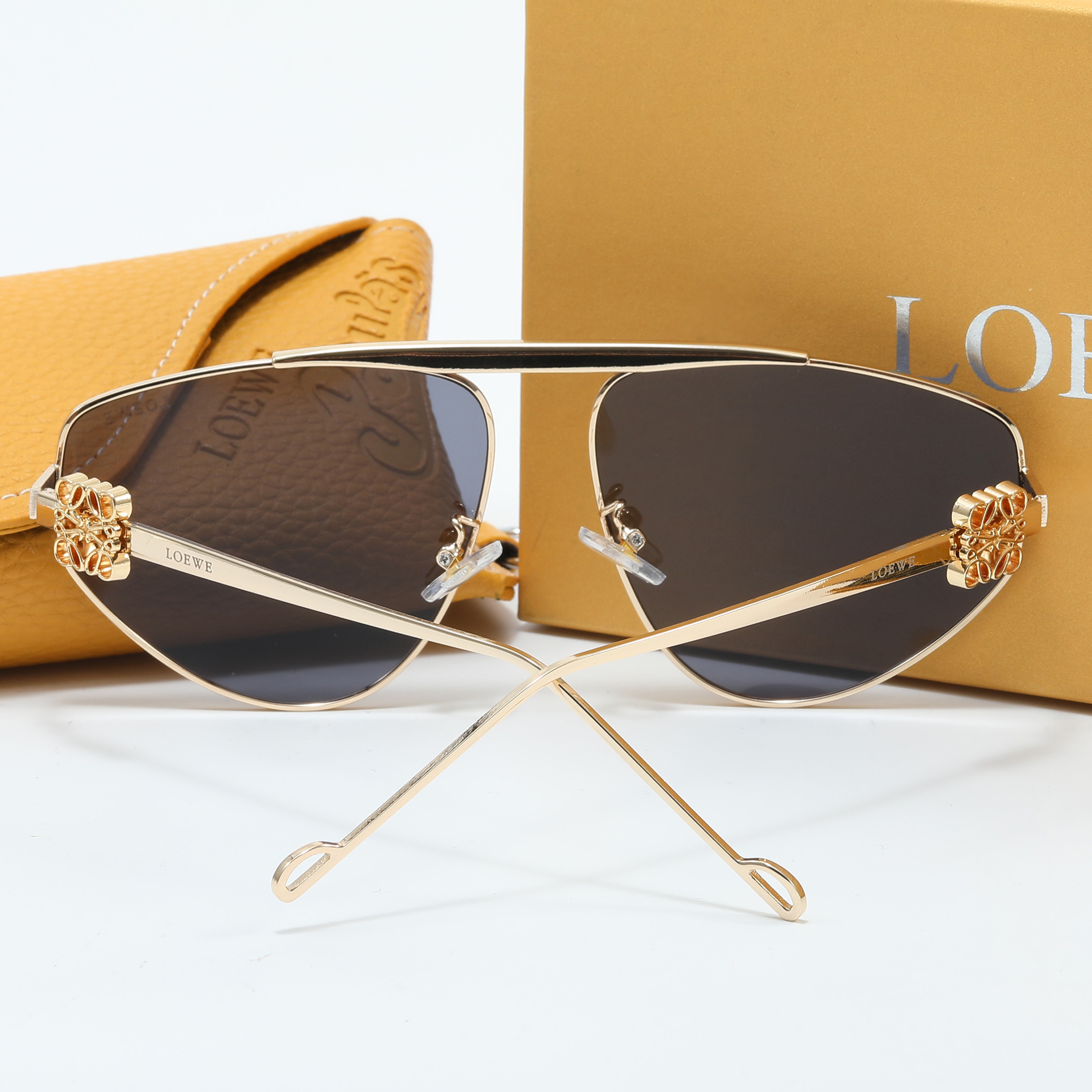 2024 Loewe Metal Redondo Clásico Gafas De Sol De Moda Resistente A