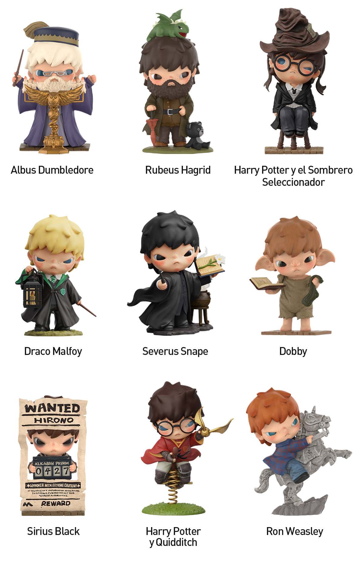 POP MART - Hirono × Harry Potter Figuras en Cajas Misteriosas - Caja ...