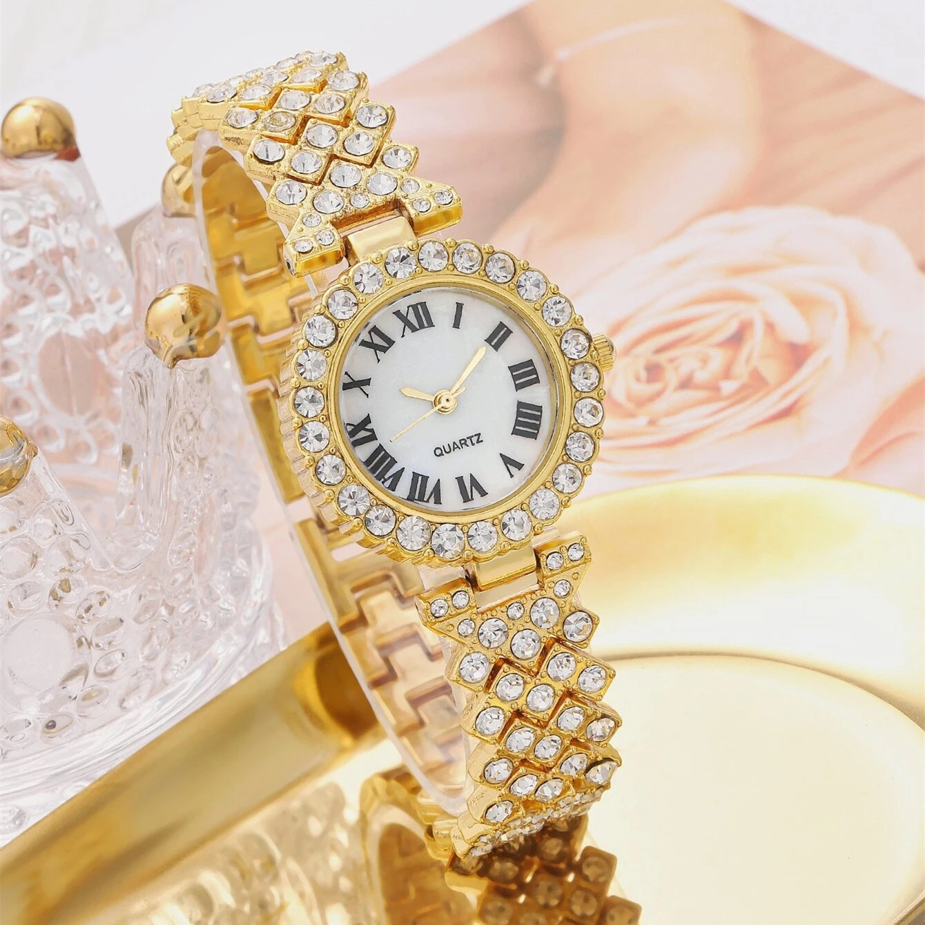 Relojes con incrustaciones de diamantes sale