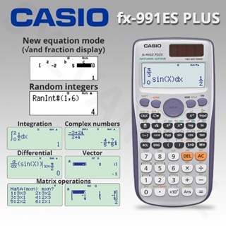 Calculadora Científica Original Casio FX-991EX 991ES Plus 82MS Calculadoras  Nueva Edición 240 Funciones 2a Adecuada Para Uso Profesional Por  Estudiantes Genuinos