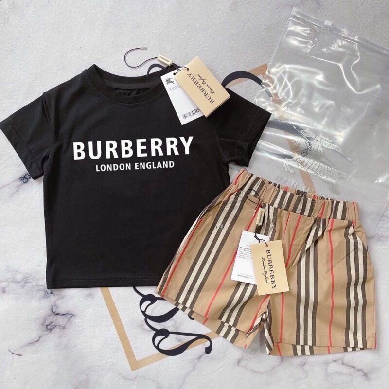 Burberry Ni os Traje De Verano 2023 Nuevo Medio Y Grandes Guapos