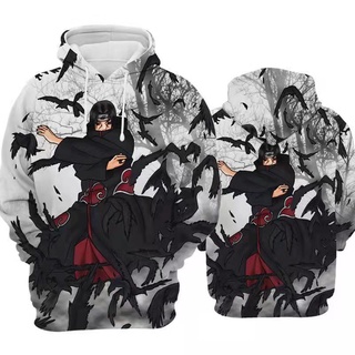 Sudadera con capucha de Naruto Akatsuki para mujer, ropa de calle con  estampado de símbolos de