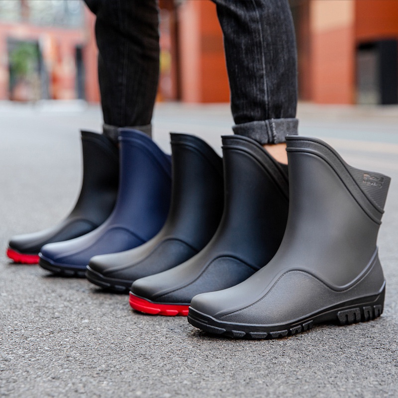 Showave Botas De Goma Duraderas E Impermeables Para Hombre