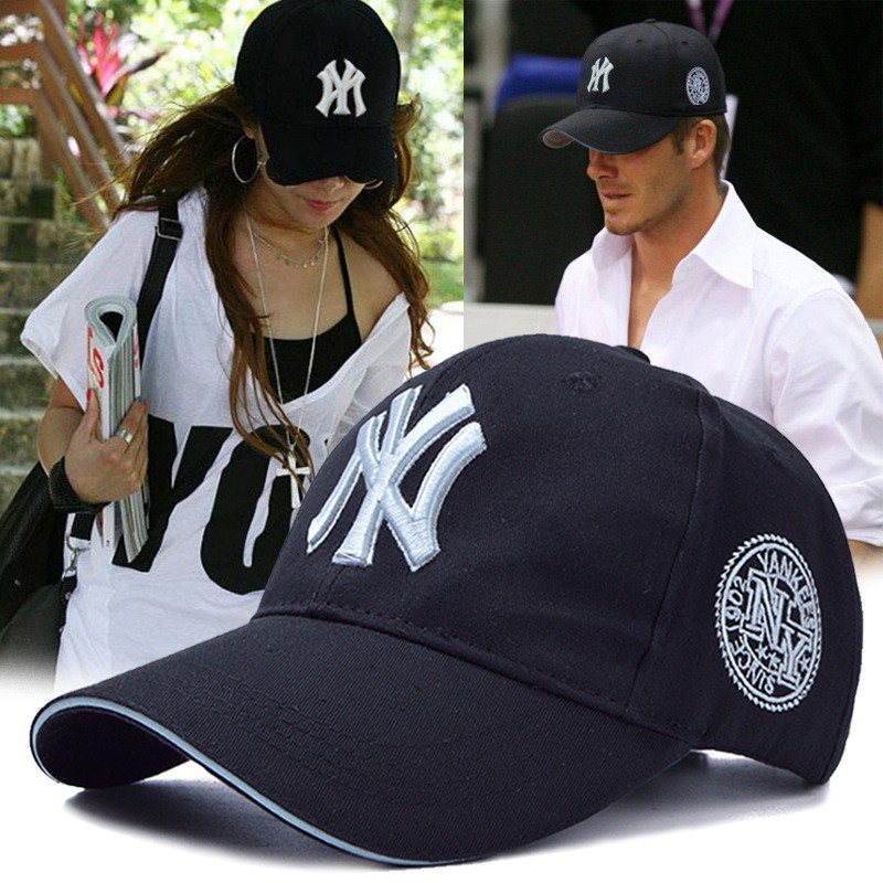 spot precio al por mayor [spot] NYY trend clásico new york Yankee N Y old  hat gorra gorra de béisbol sombrero mujer Joker gorra visera