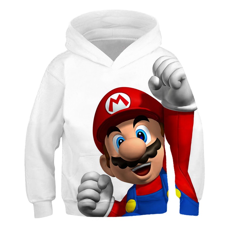 Sudaderas de mario bros para niños sale