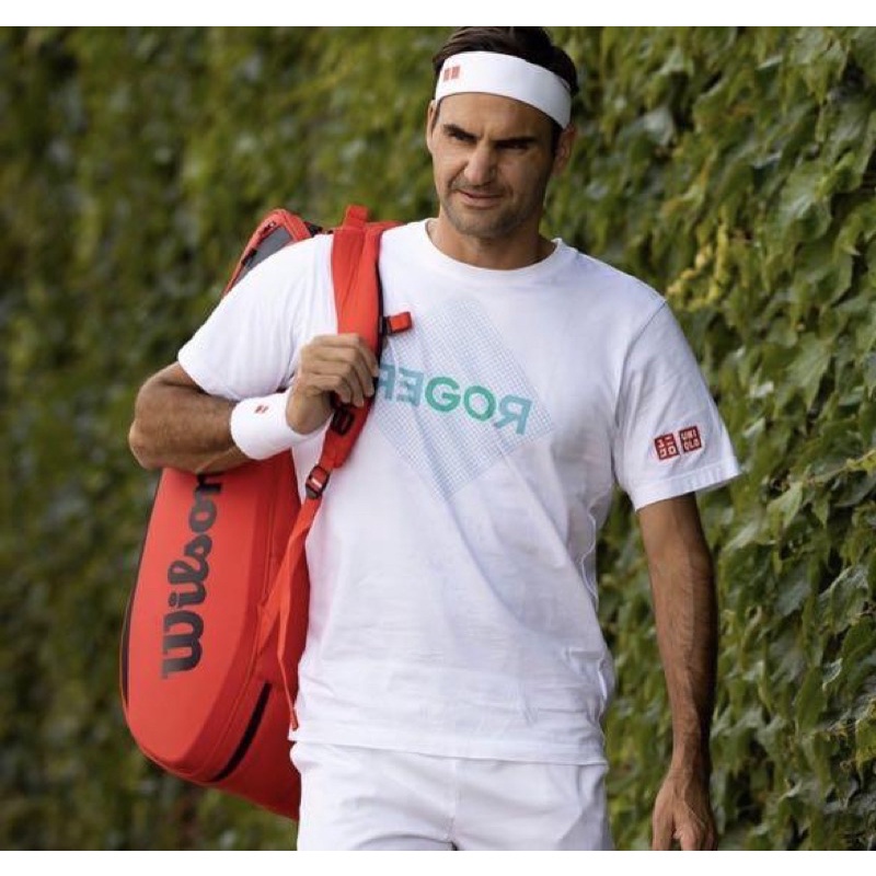 T-shirt Uniqlo édition Limitée Wimbledon Federer 2018 - Taille L Modèle Complet
