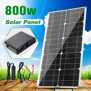 Panel Solar de 1000W, 12V, célula Solar, controlador de 10A-100A, Kit de placa  Solar para teléfono, RV, coche, caravana, casa, Camping, batería al aire  libre