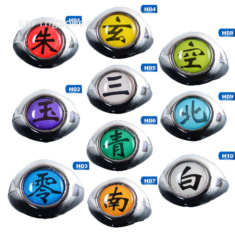 Anillos De Akatsuki Naruto