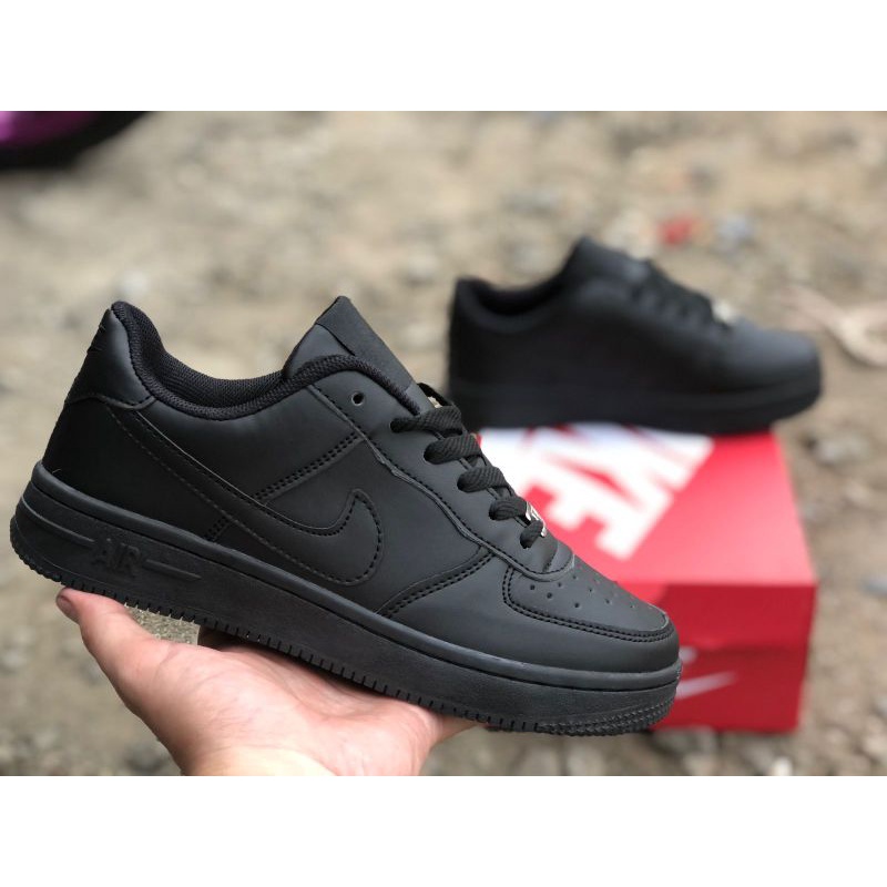 Nike AF1 FULL BLACK AIR FORCE ONE negro FUL zapatos originales Shopee Mexico