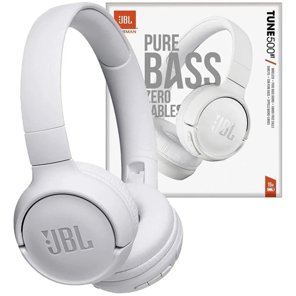 Audífonos inalámbricos JBL Tune 500BT JBLT500BT blanco