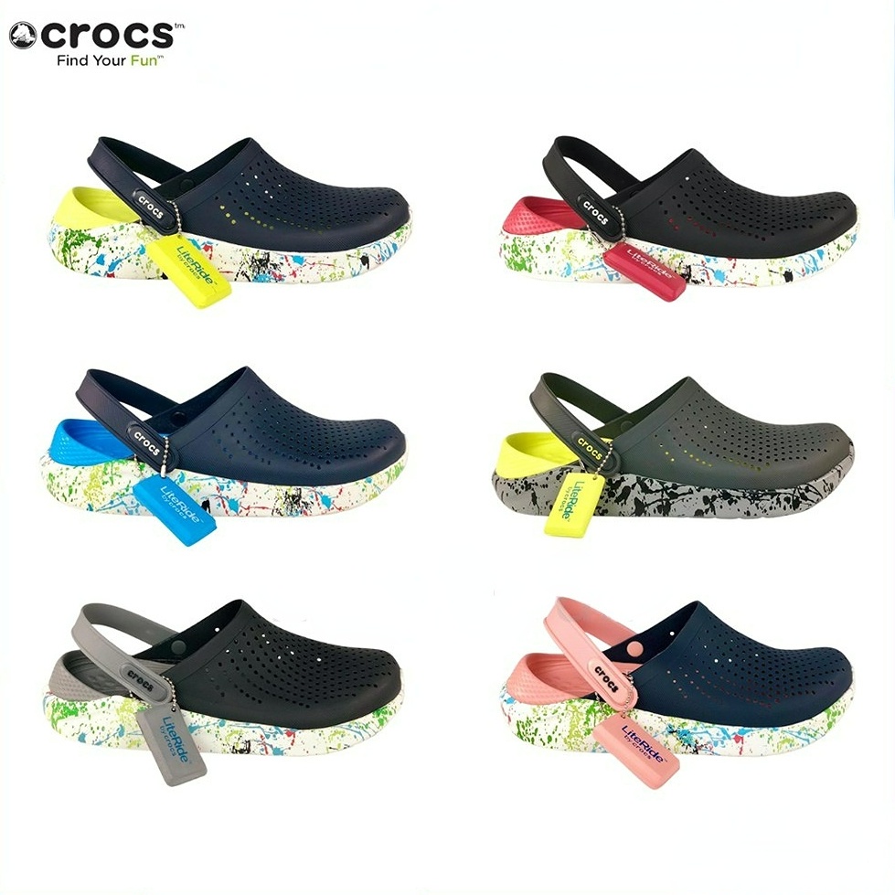 Sandalia CROCS LiteRide Graphic Slip On Unisex Shopee Mexico