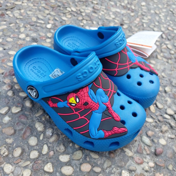 Sandalias para niños Crocs Fun Lab Spiderman zueco sandalias de goma  impermeables para niños | Shopee México